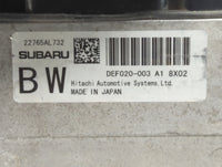 2019 Subaru Ascent PCM Engine Control Computer ECU ECM PCU OEM P/N:DEF020-003 A1 DEF020-004 A1 Fits OEM Used Auto Parts - Oe