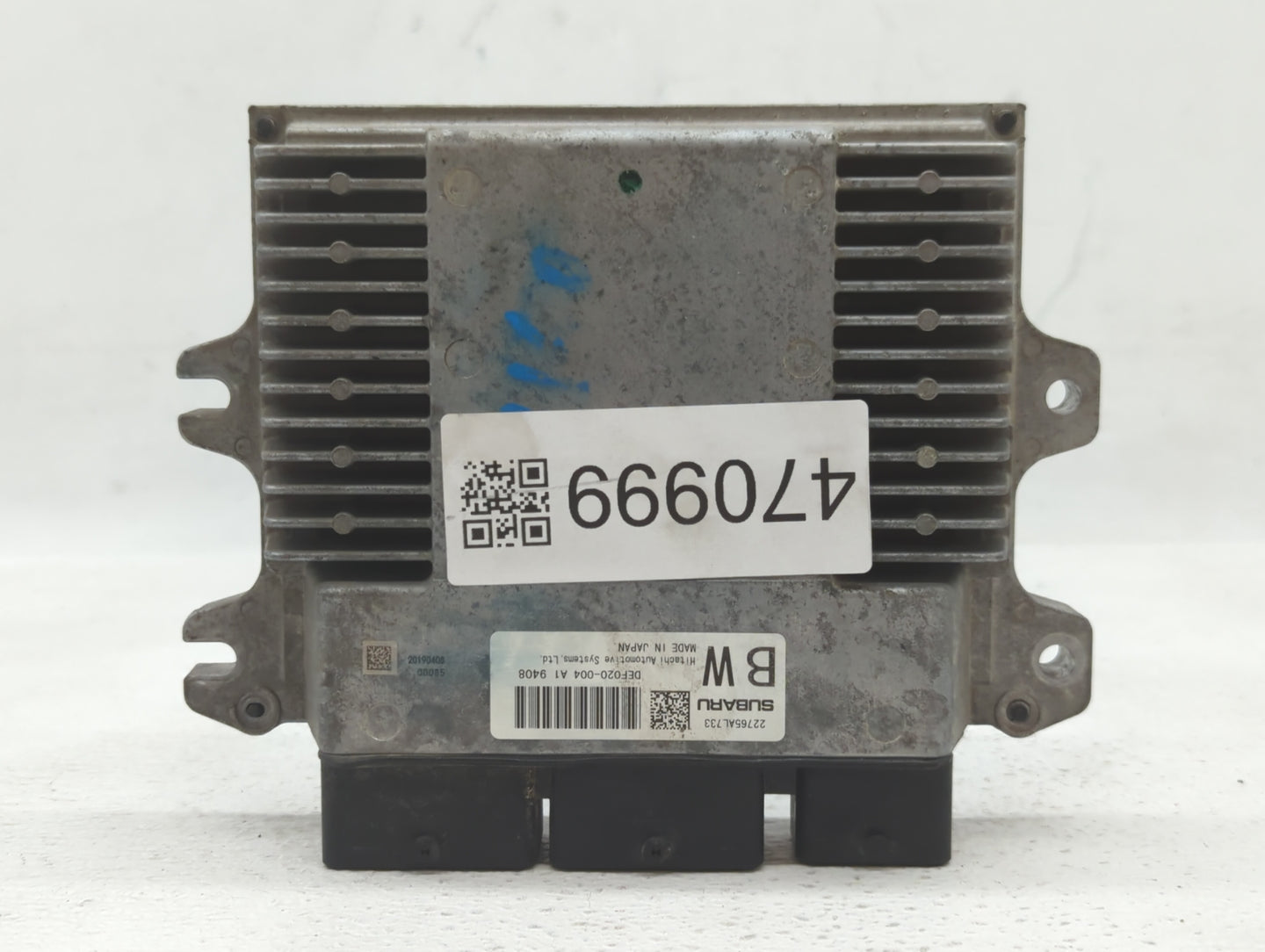 2019 Subaru Ascent PCM Engine Control Computer ECU ECM PCU OEM P/N:DEF020-003 A1 DEF020-004 A1 Fits OEM Used Auto Parts - Oe