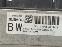 2019 Subaru Ascent PCM Engine Control Computer ECU ECM PCU OEM P/N:22765AL733 Fits OEM Used Auto Parts - Oemusedautoparts1.c
