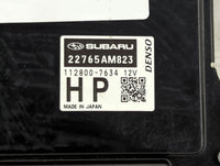 2019 Subaru Crosstrek PCM Engine Control Computer ECU ECM PCU OEM P/N:22765AM823 112800-7634 Fits OEM Used Auto Parts - Oemu