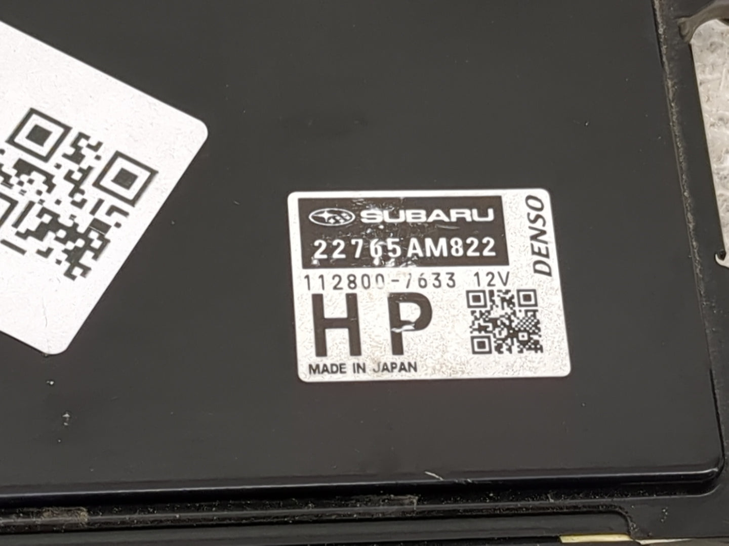 2019 Subaru Crosstrek PCM Engine Control Computer ECU ECM PCU OEM P/N:22765AM822 22765AM823, 112800-7634 Fits OEM Used Auto 