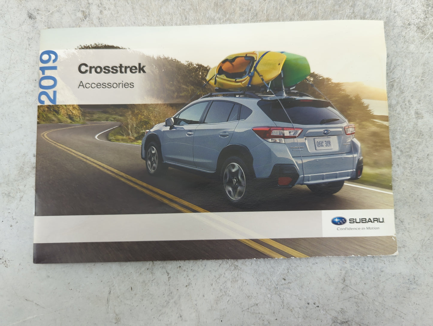 2019 Subaru Crosstrek Owners Manual Book Guide P/N:A1340BE-A MSA5M1907A, MSA6A1809 OEM Used Auto Parts - Oemusedautoparts1.c
