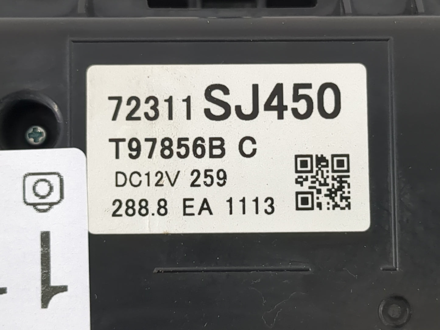 2019 Subaru Forester Climate Control Module Temperature AC/Heater Replacement P/N:72311SJ450 72311SJ200 Fits OEM Used Auto P