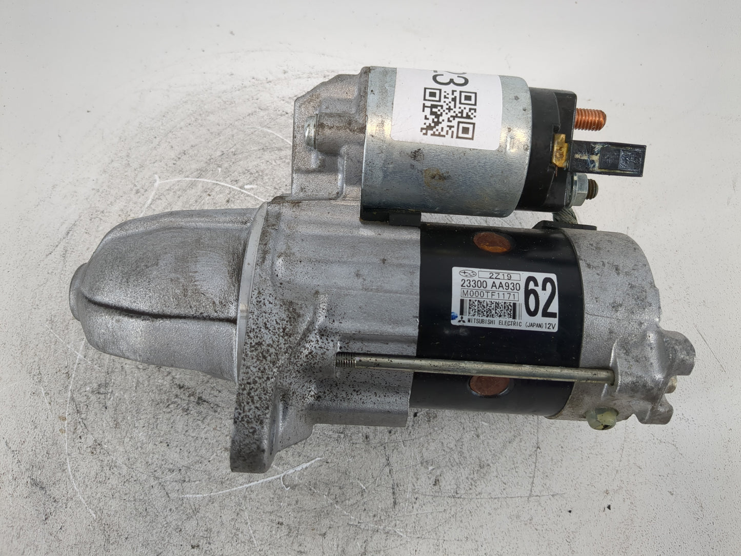 2019 Subaru Forester Car Starter Motor Solenoid OEM P/N:23300 AA930 Fits Fits 2020 2021 2022 OEM Used Auto Parts - Oemusedau