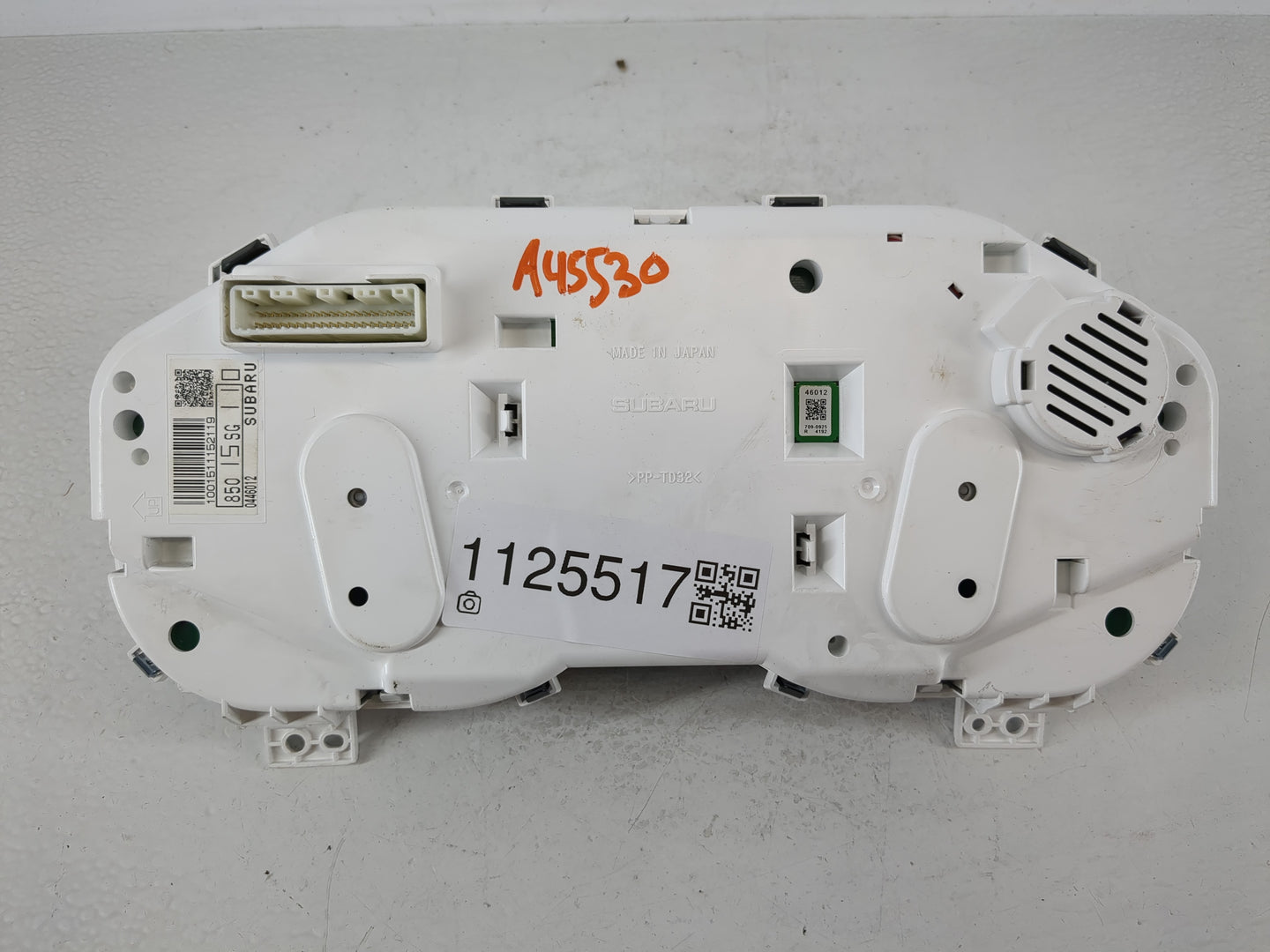 2018 Subaru Forester Instrument Cluster Speedometer Gauges P/N:850 I5SG 110 Fits OEM Used Auto Parts - Oemusedautoparts1.com