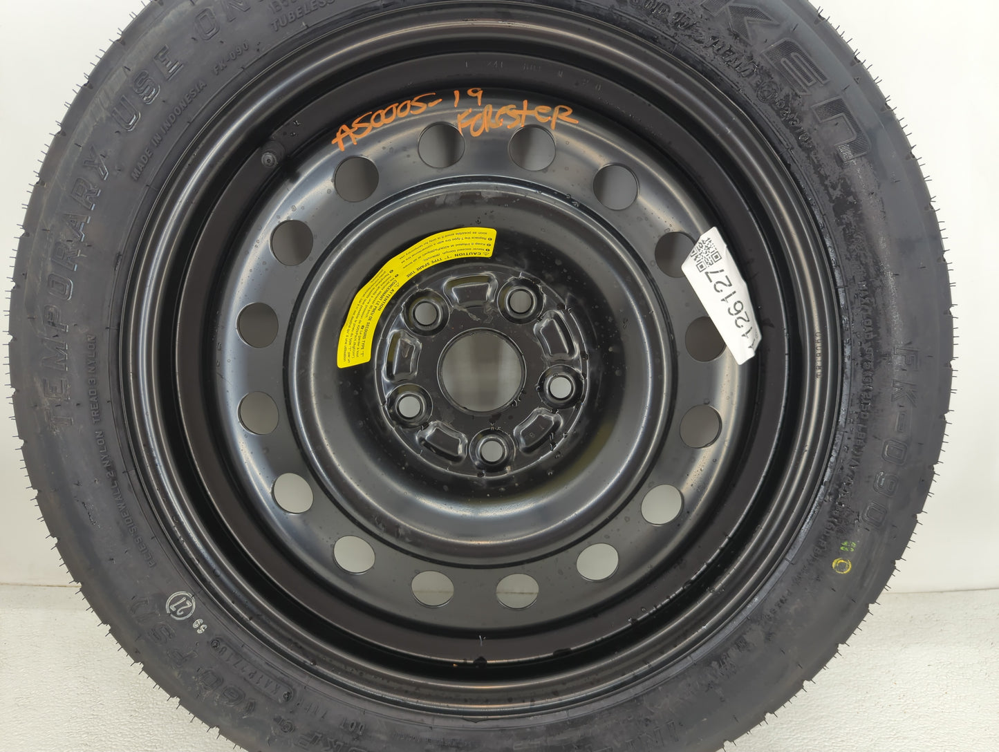 2019-2022 Subaru Forester Spare Donut Tire Wheel Rim Oem - Oemusedautoparts1.com
