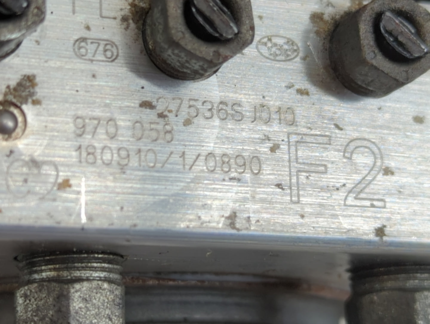 2019 Subaru Forester ABS Pump Control Module Replacement P/N:27536S J010 Fits OEM Used Auto Parts - Oemusedautoparts1.com