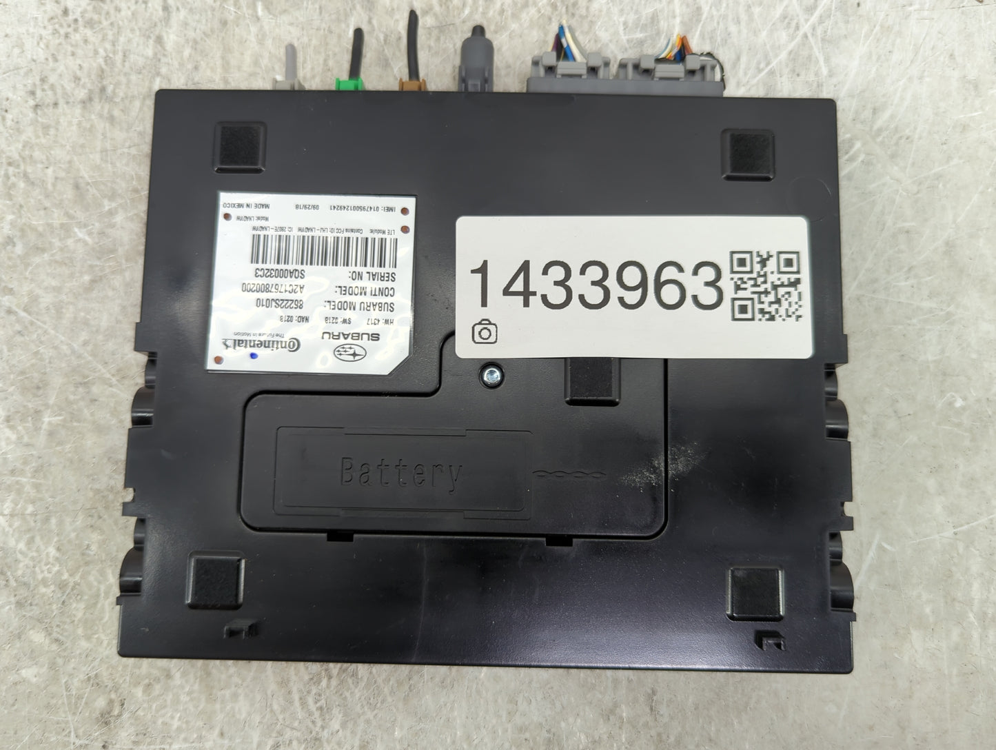 2019 Subaru Forester Radio AM FM Cd Player Receiver Replacement P/N:86222SJ010 A2C175780020U, SQA00032C3 Fits OEM Used Auto 