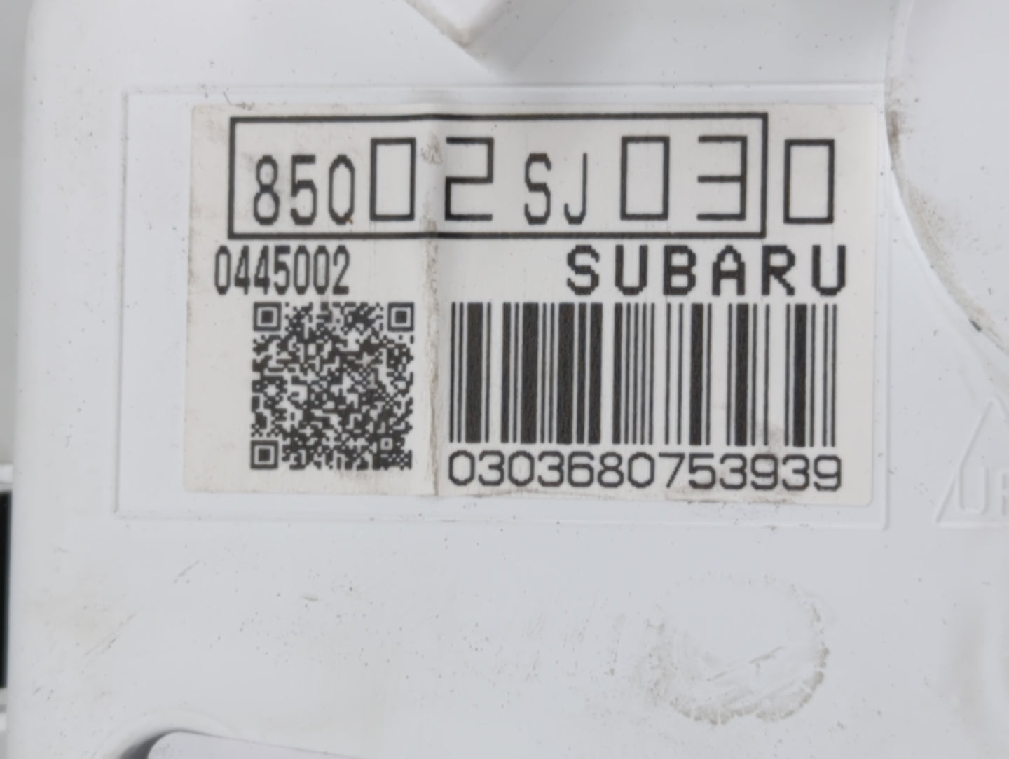 2019 Subaru Forester Instrument Cluster Speedometer Gauges P/N:85002SJ030 0445002 Miles: Fits OEM Used Auto Parts - Oemuseda