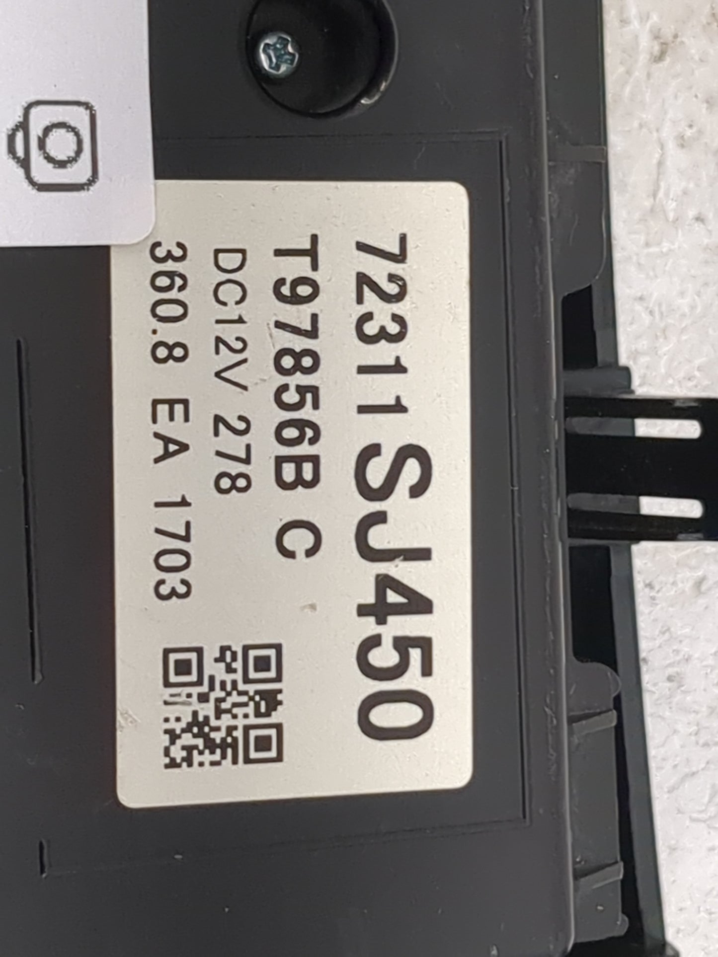 2020-2021 Subaru Forester Climate Control Module Temperature AC/Heater Replacement P/N:72311SJ450 T97856B Fits Fits 2020 202