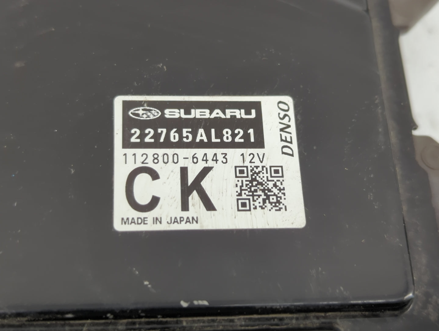 2019 Subaru Forester PCM Engine Control Computer ECU ECM PCU OEM P/N:22765AL821 2265AL821, 2265AL820, 22765AN460 Fits OEM Us