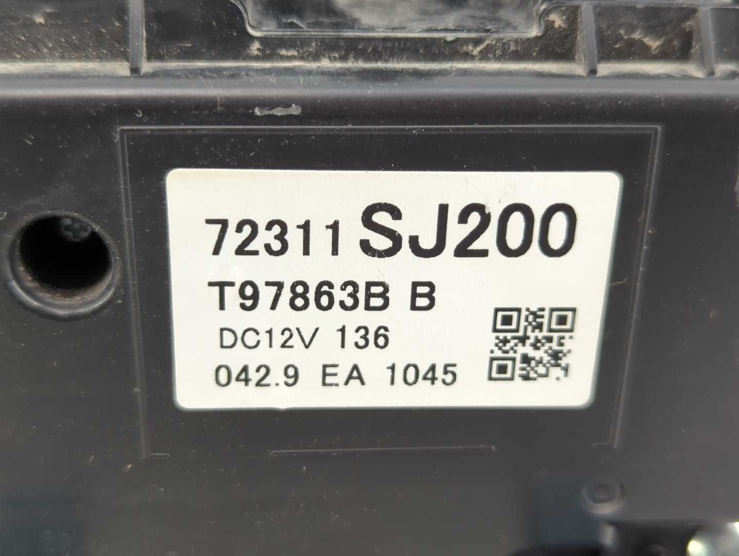 2019 Subaru Forester Climate Control Module Temperature AC/Heater Replacement P/N:72311SJ200 Fits OEM Used Auto Parts - Oemu