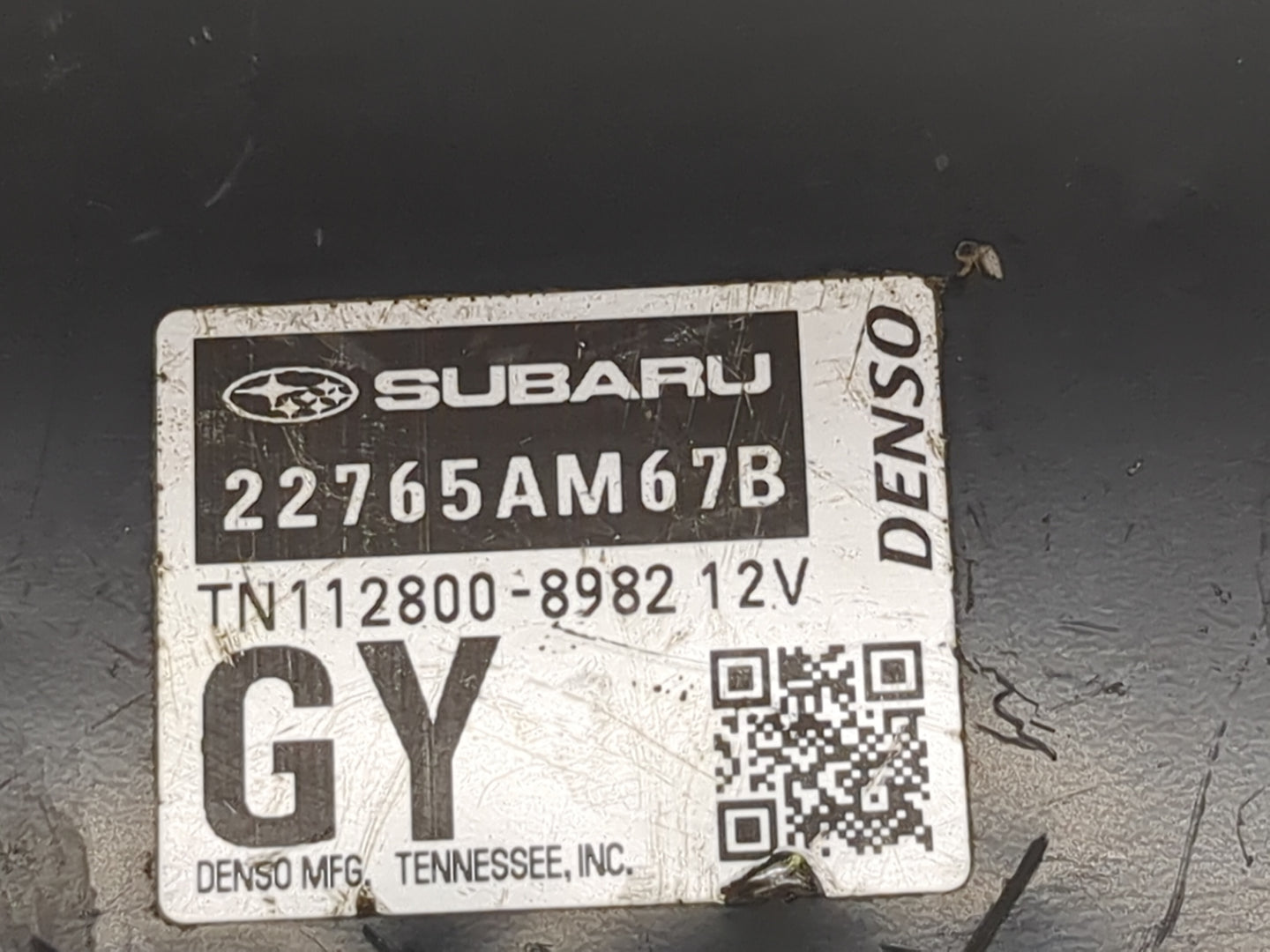 2019 Subaru Imprez PCM Engine Control Computer ECU ECM PCU OEM P/N:22765AM67B TN112800-8982 Fits OEM Used Auto Parts - Oemus