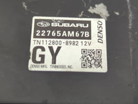 2019 Subaru Impreza PCM Engine Control Computer ECU ECM PCU OEM P/N:22765AM67B Fits OEM Used Auto Parts - Oemusedautoparts1.