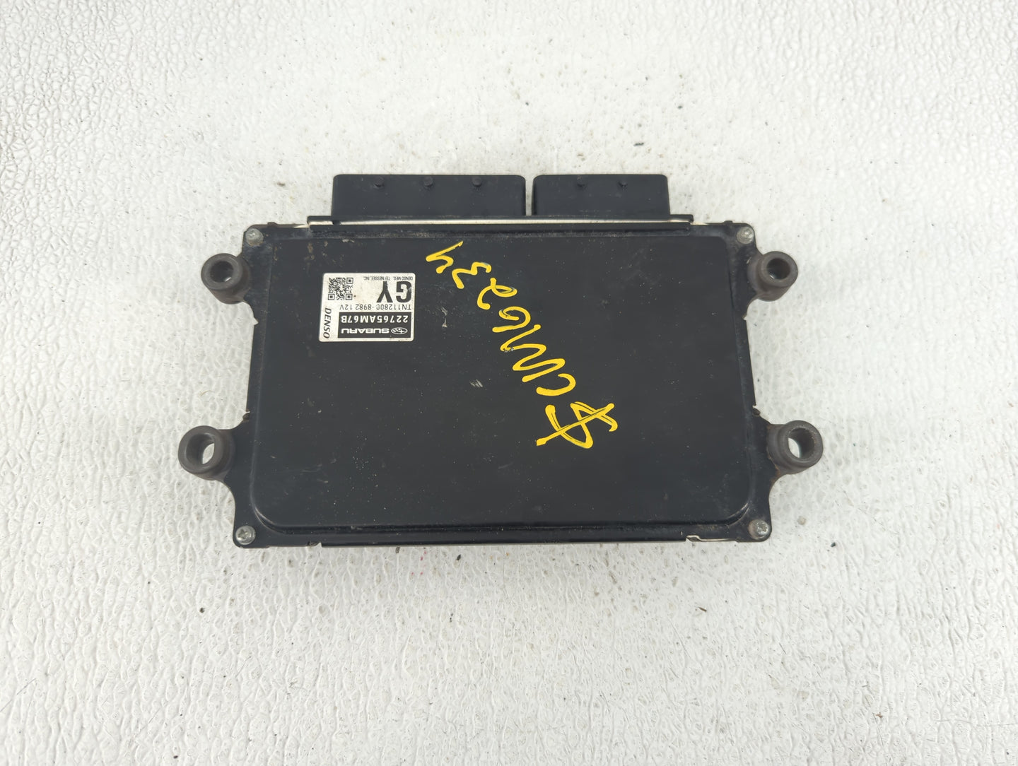 2019 Subaru Impreza PCM Engine Control Computer ECU ECM PCU OEM P/N:TN112800-8982 22765AM67B Fits OEM Used Auto Parts - Oemu