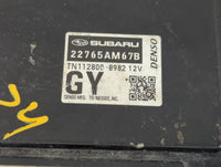 2019 Subaru Impreza PCM Engine Control Computer ECU ECM PCU OEM P/N:TN112800-8982 22765AM67B Fits OEM Used Auto Parts - Oemu