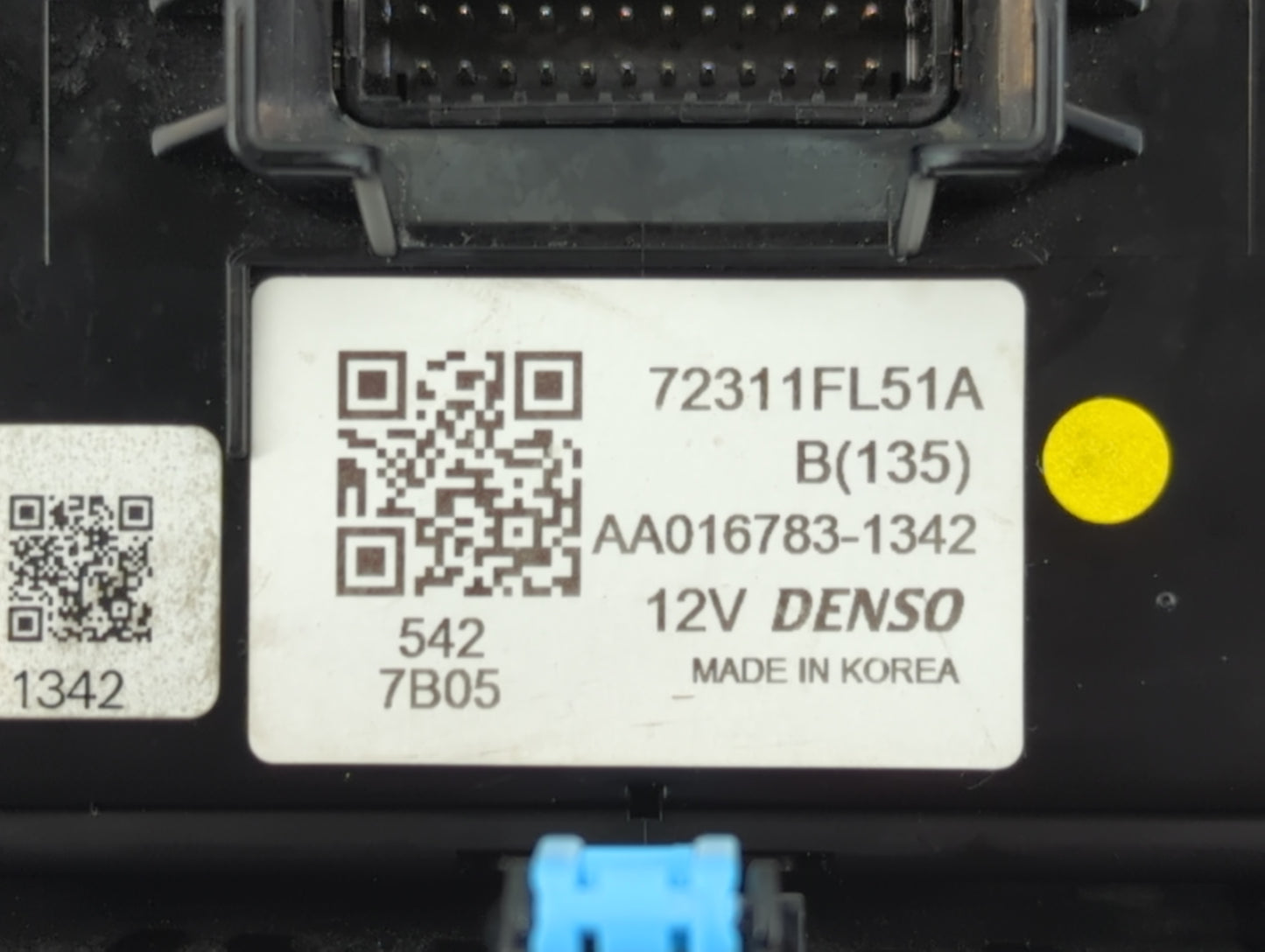 2019 Subaru Impreza Climate Control Module Temperature AC/Heater Replacement P/N:AA016783-1342 72311FL51A Fits OEM Used Auto