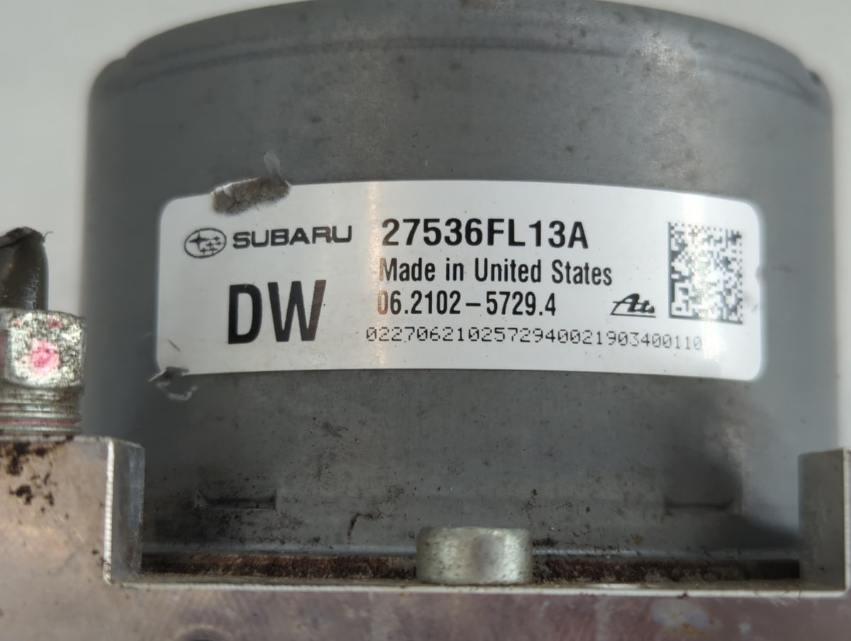2017-2021 Subaru Impreza Anti-Lock Brake ABS Pump Module Actuator OEM P/N:27536FL12A Fits Fits 2017 2018 2019 2020 2021 OEM 