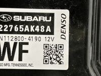 2019 Subaru Impreza PCM Engine Control Computer ECU ECM PCU OEM P/N:TN112800-4191 22765AK48B Fits Fits 2017 OEM Used Auto Pa