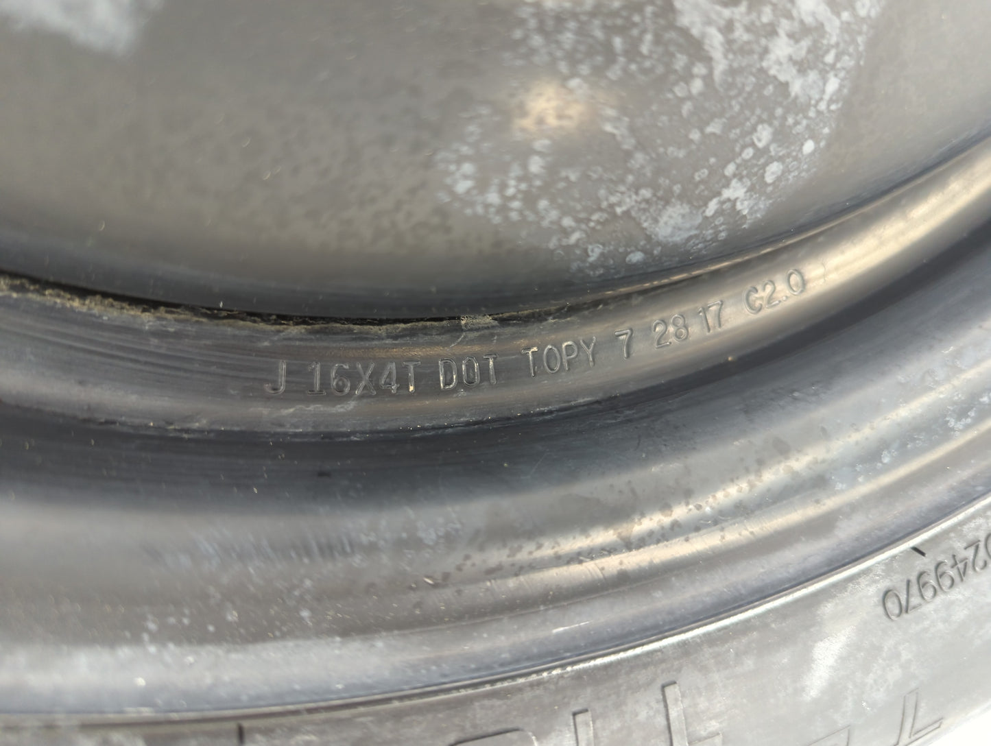 2017-2022 Subaru Impreza Spare Donut Tire Wheel Rim Oem - Oemusedautoparts1.com