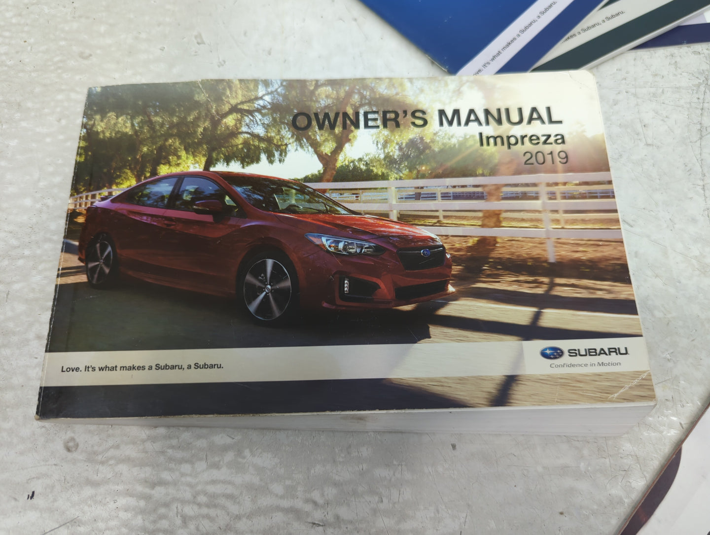 2019 Subaru Impreza Owners Manual Book Guide P/N:A1350BE-A OEM Used Auto Parts - Oemusedautoparts1.com