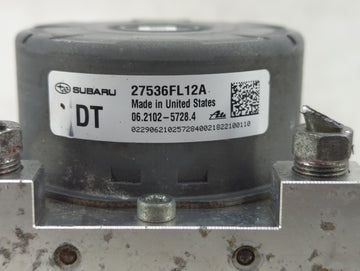 2017-2021 Subaru Impreza Anti-Lock Brake ABS Pump Module Actuator OEM P/N:27536FL12A Fits Fits 2017 2018 2019 2020 2021 OEM Used Auto Parts