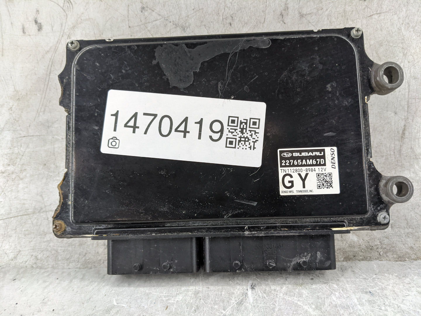 2019 Subaru Impreza PCM Engine Control Computer ECU ECM PCU OEM P/N:22765AM67D Fits OEM Used Auto Parts - Oemusedautoparts1.