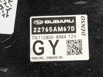 2019 Subaru Impreza PCM Engine Control Computer ECU ECM PCU OEM P/N:22765AM67D Fits OEM Used Auto Parts