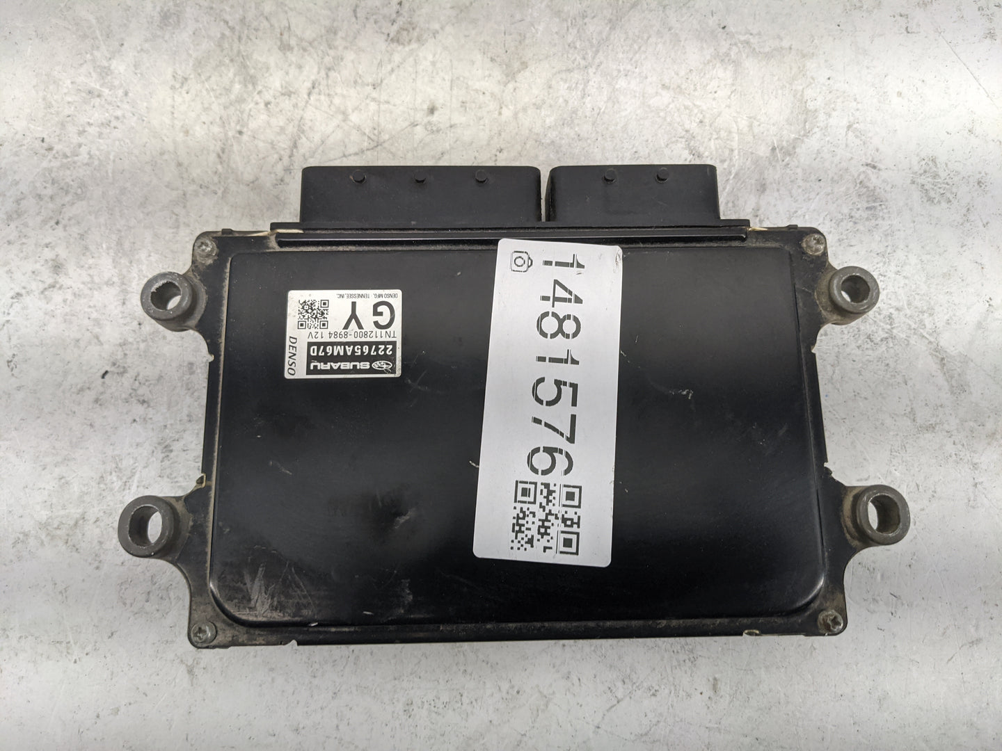 2019 Subaru Impreza PCM Engine Control Computer ECU ECM PCU OEM P/N:22765AM67D TN112800-8984 Fits OEM Used Auto Parts - Oemu