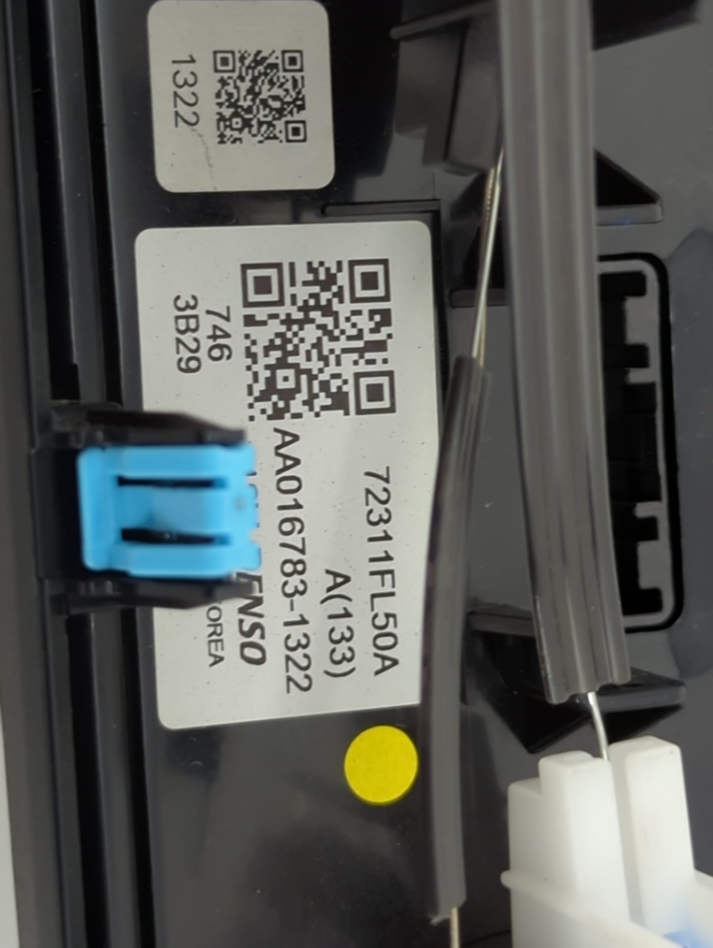 2017-2022 Subaru Impreza Climate Control Module Temperature AC/Heater Replacement P/N:72311FL50A AA016783-1322 Fits OEM Used