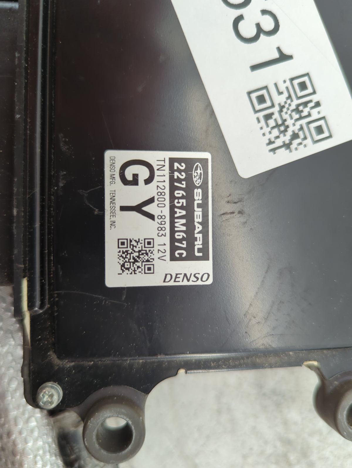 2019 Subaru Impreza PCM Engine Control Computer ECU ECM PCU OEM P/N:22765AM67C TN112800-8983 Fits OEM Used Auto Parts - Oemu