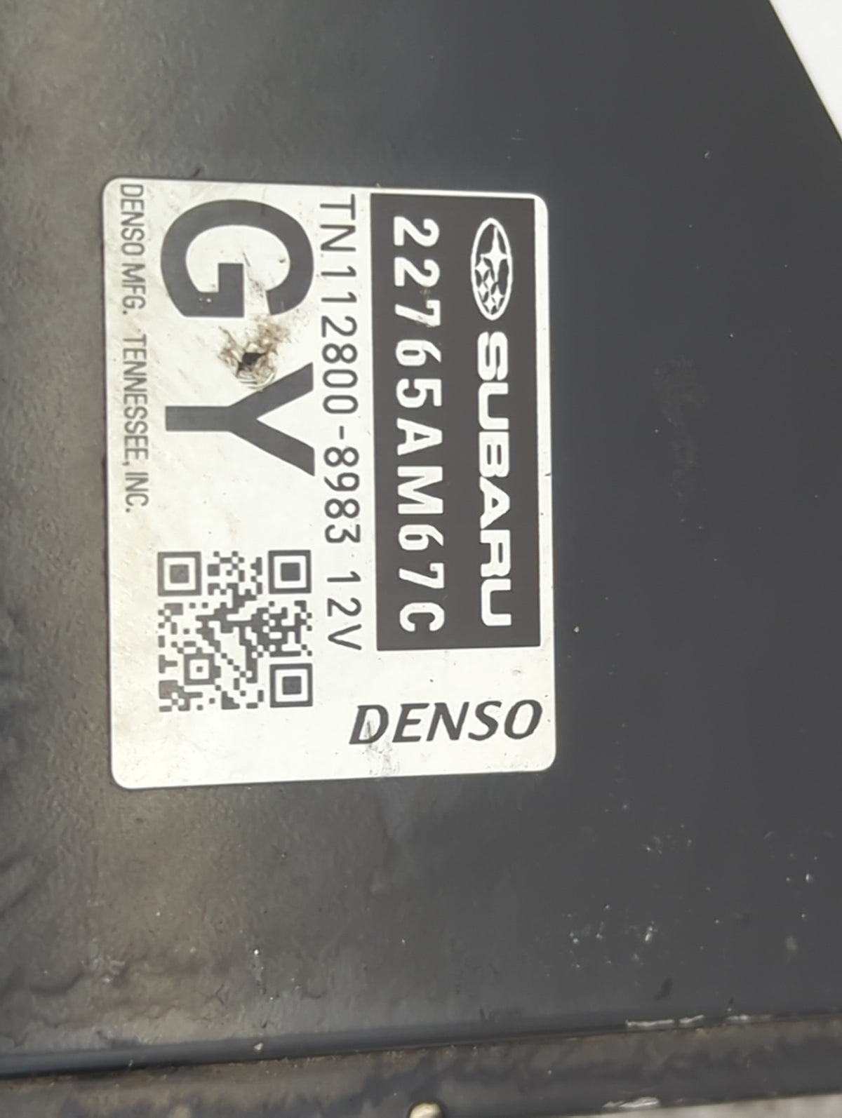 2019 Subaru Impreza PCM Engine Control Computer ECU ECM PCU OEM P/N:22765AM67C TN112800-8983 OEM Used Auto Parts - Oemusedau