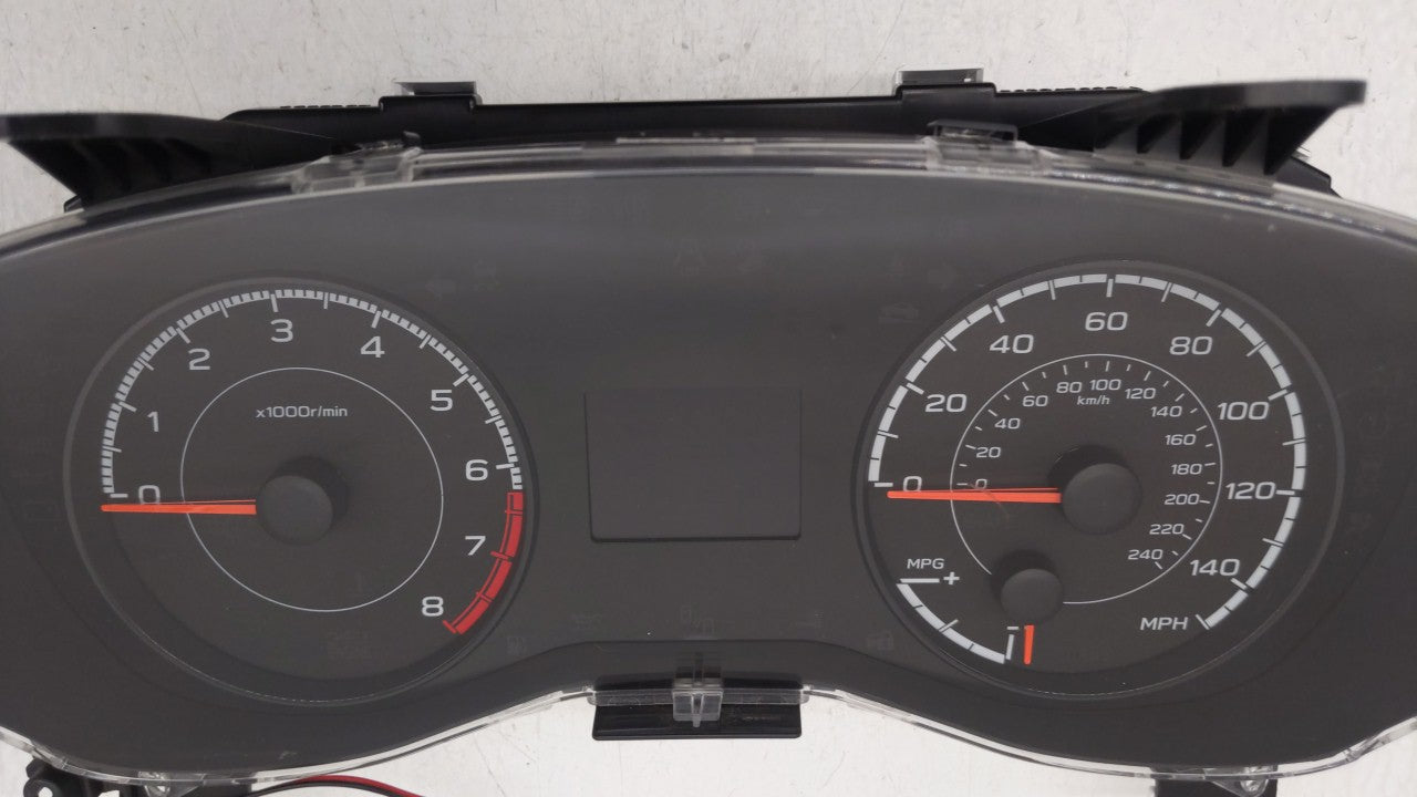 2017 Subaru Impreza Instrument Cluster Speedometer Gauges P/N:85003FL01A 85003FL20A Fits OEM Used Auto Parts - Oemusedautopa