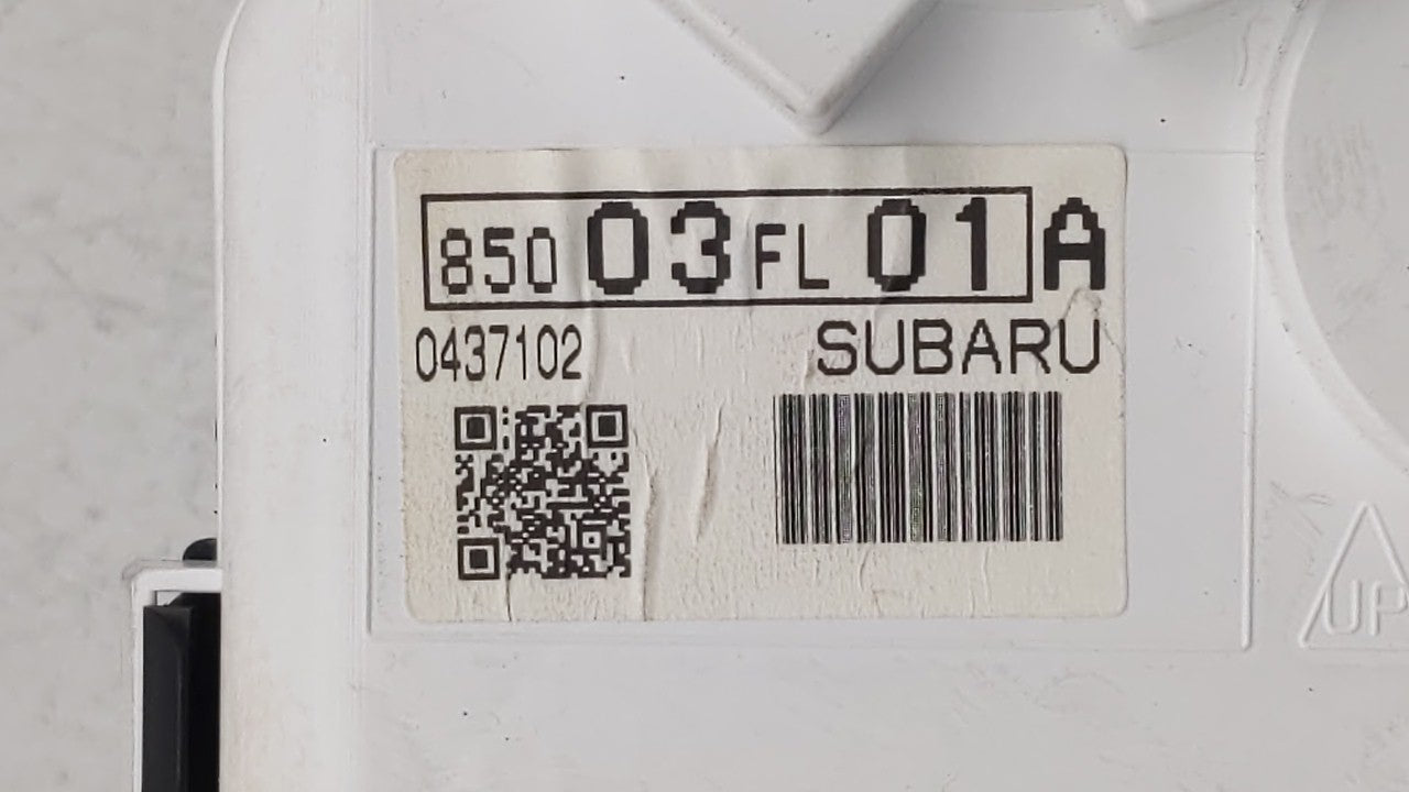 2017 Subaru Impreza Instrument Cluster Speedometer Gauges P/N:85003FL01A 85003FL20A Fits OEM Used Auto Parts - Oemusedautopa