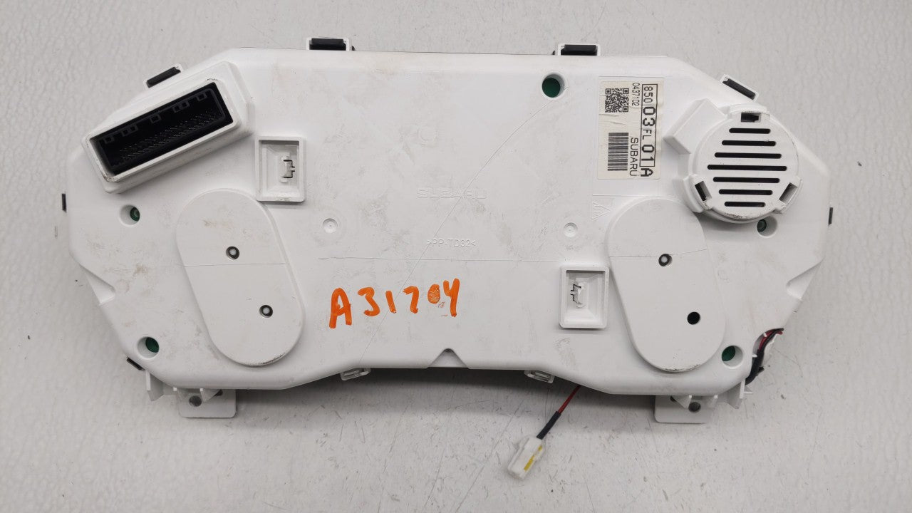 2017 Subaru Impreza Instrument Cluster Speedometer Gauges P/N:85003FL01A 85003FL20A Fits OEM Used Auto Parts - Oemusedautopa