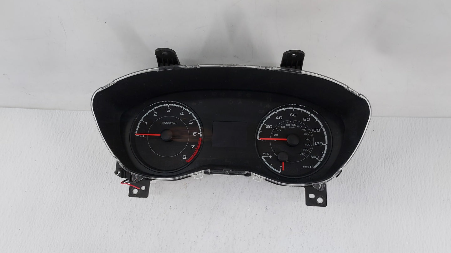 2017 Subaru Impreza Instrument Cluster Speedometer Gauges P/N:85003FL01A 85003FL20A Fits OEM Used Auto Parts - Oemusedautopa