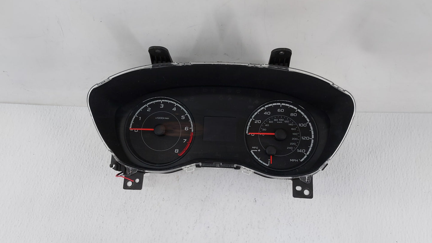 2017 Subaru Impreza Instrument Cluster Speedometer Gauges P/N:85003FL01A 85003FL20A Fits OEM Used Auto Parts - Oemusedautopa