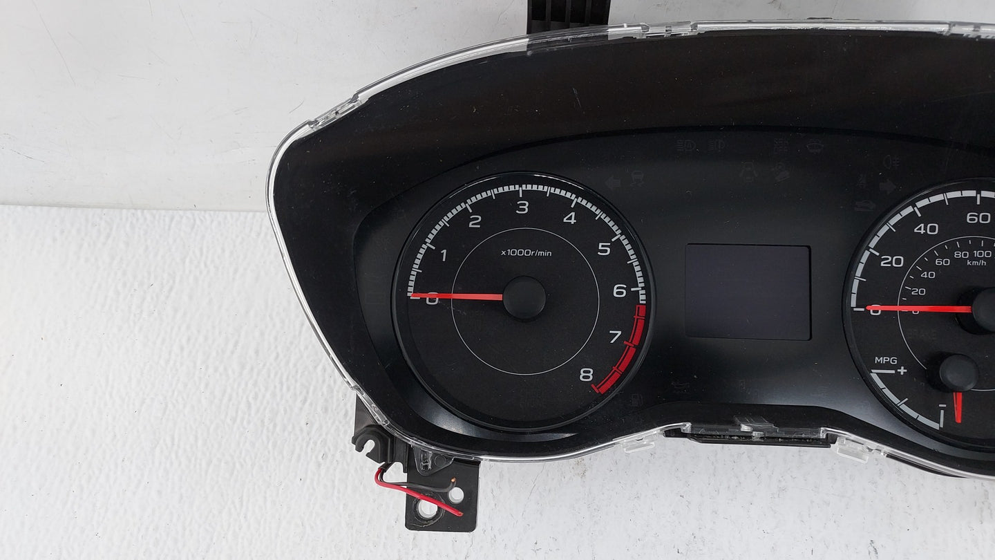 2017 Subaru Impreza Instrument Cluster Speedometer Gauges P/N:85003FL01A 85003FL20A Fits OEM Used Auto Parts - Oemusedautopa