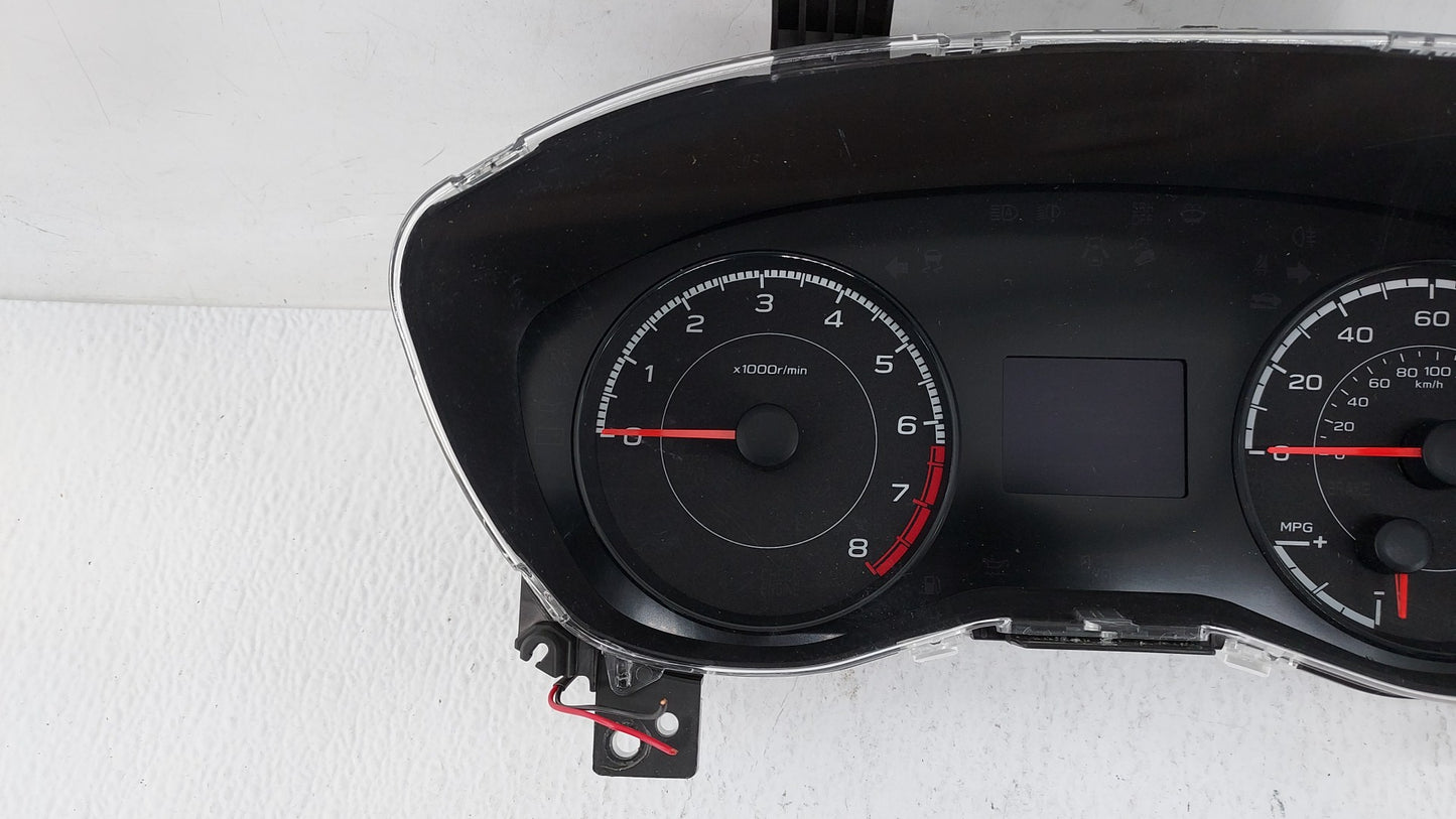 2017 Subaru Impreza Instrument Cluster Speedometer Gauges P/N:85003FL01A 85003FL20A Fits OEM Used Auto Parts - Oemusedautopa