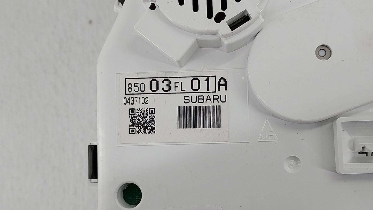2017 Subaru Impreza Instrument Cluster Speedometer Gauges P/N:85003FL01A 85003FL20A Fits OEM Used Auto Parts - Oemusedautopa