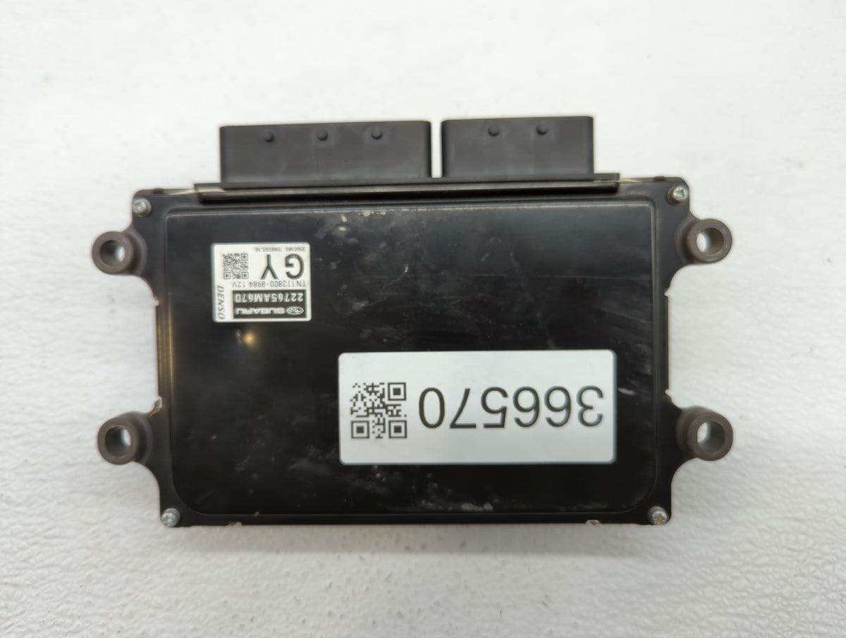 2019 Subaru Impreza PCM Engine Control Computer ECU ECM PCU OEM P/N:22765AM67D TN112800-8984 Fits OEM Used Auto Parts - Oemu