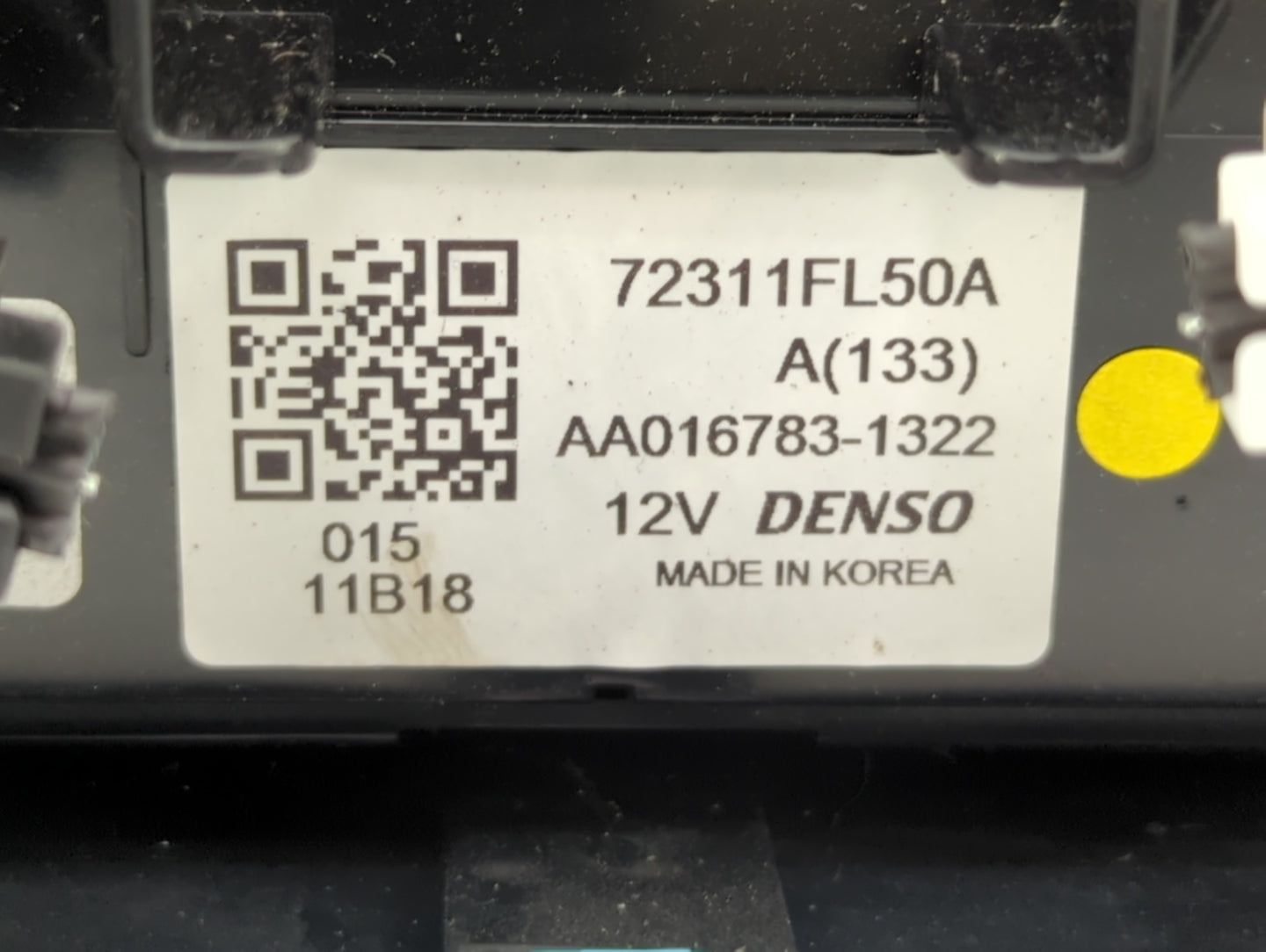 2019 Subaru Impreza Climate Control Module Temperature AC/Heater Replacement P/N:72311FL50A AA016783-1322 Fits OEM Used Auto