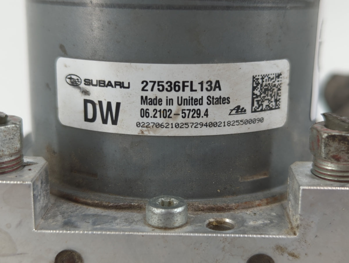 2017-2021 Subaru Impreza Anti-Lock Brake ABS Pump Module Actuator OEM P/N:27536FL13A Fits Fits 2017 2018 2019 2020 2021 OEM 