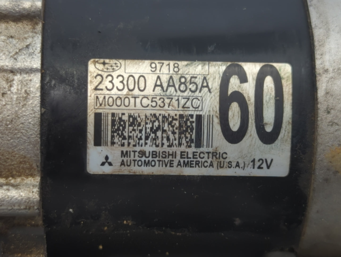 2017-2022 Subaru Impreza Car Starter Motor Solenoid OEM P/N:M000TC5371ZC 23300 AA85A Fits Fits 2017 2018 2019 2020 2021 2022