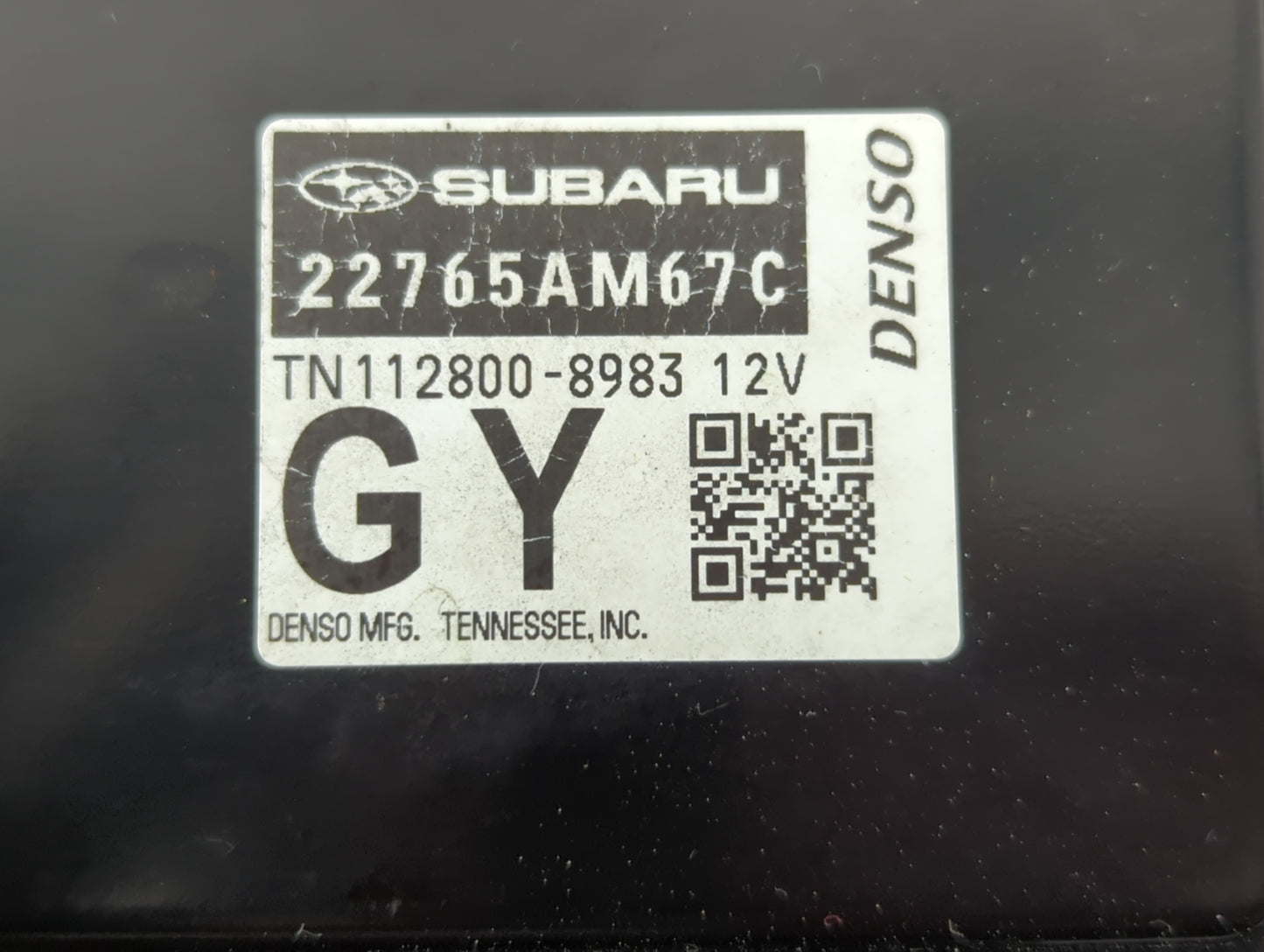 2019 Subaru Impreza PCM Engine Control Computer ECU ECM PCU OEM P/N:TN112800-8983 22765AM67C Fits OEM Used Auto Parts - Oemu