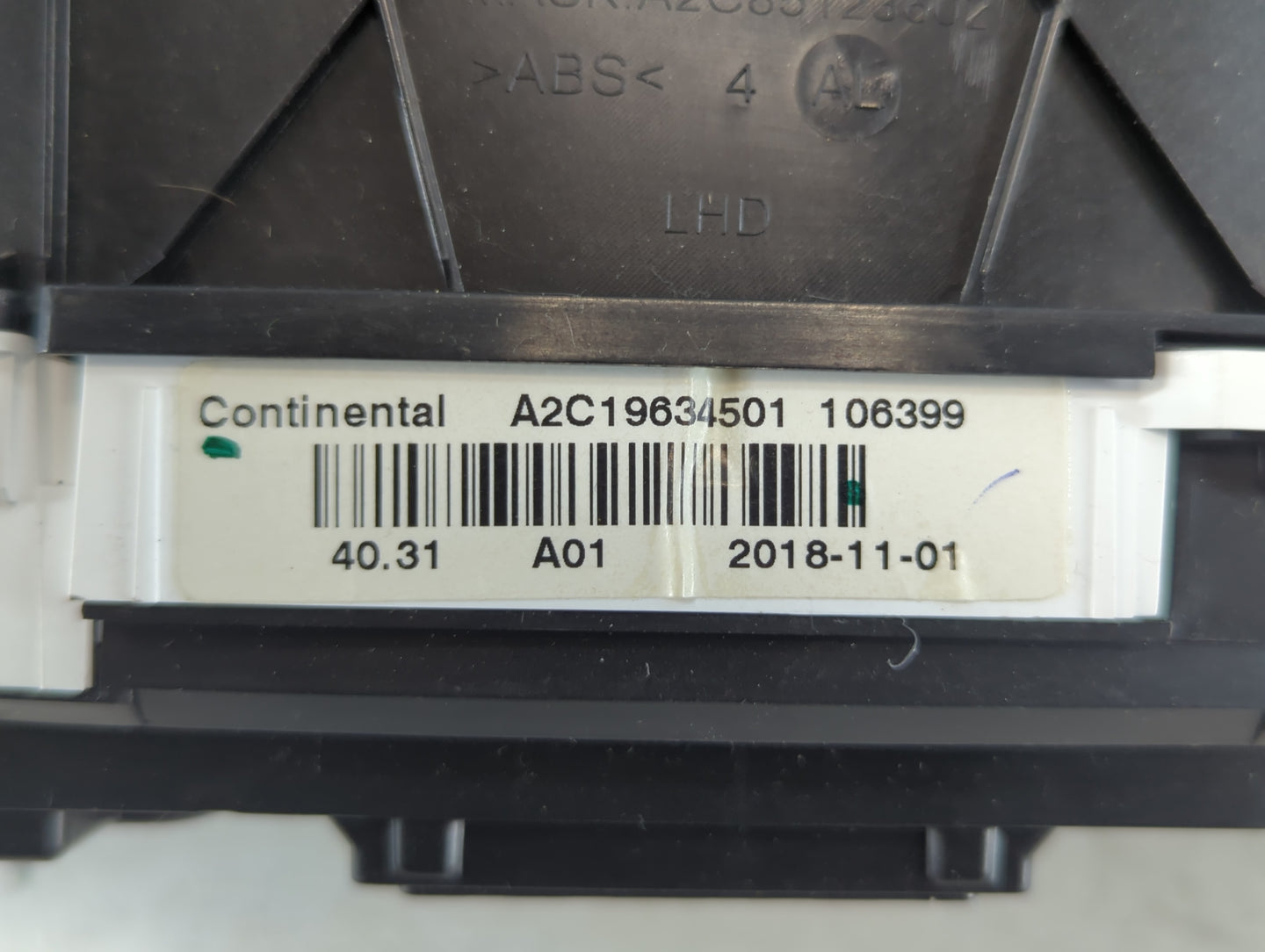 2019 Subaru Legacy Instrument Cluster Speedometer Gauges P/N:A2C19634501 Fits OEM Used Auto Parts - Oemusedautoparts1.com