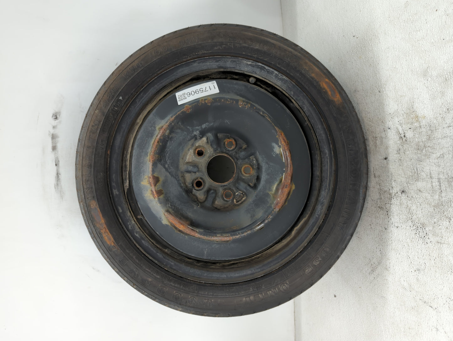 2015-2019 Subaru Legacy Spare Donut Tire Wheel Rim Oem - Oemusedautoparts1.com