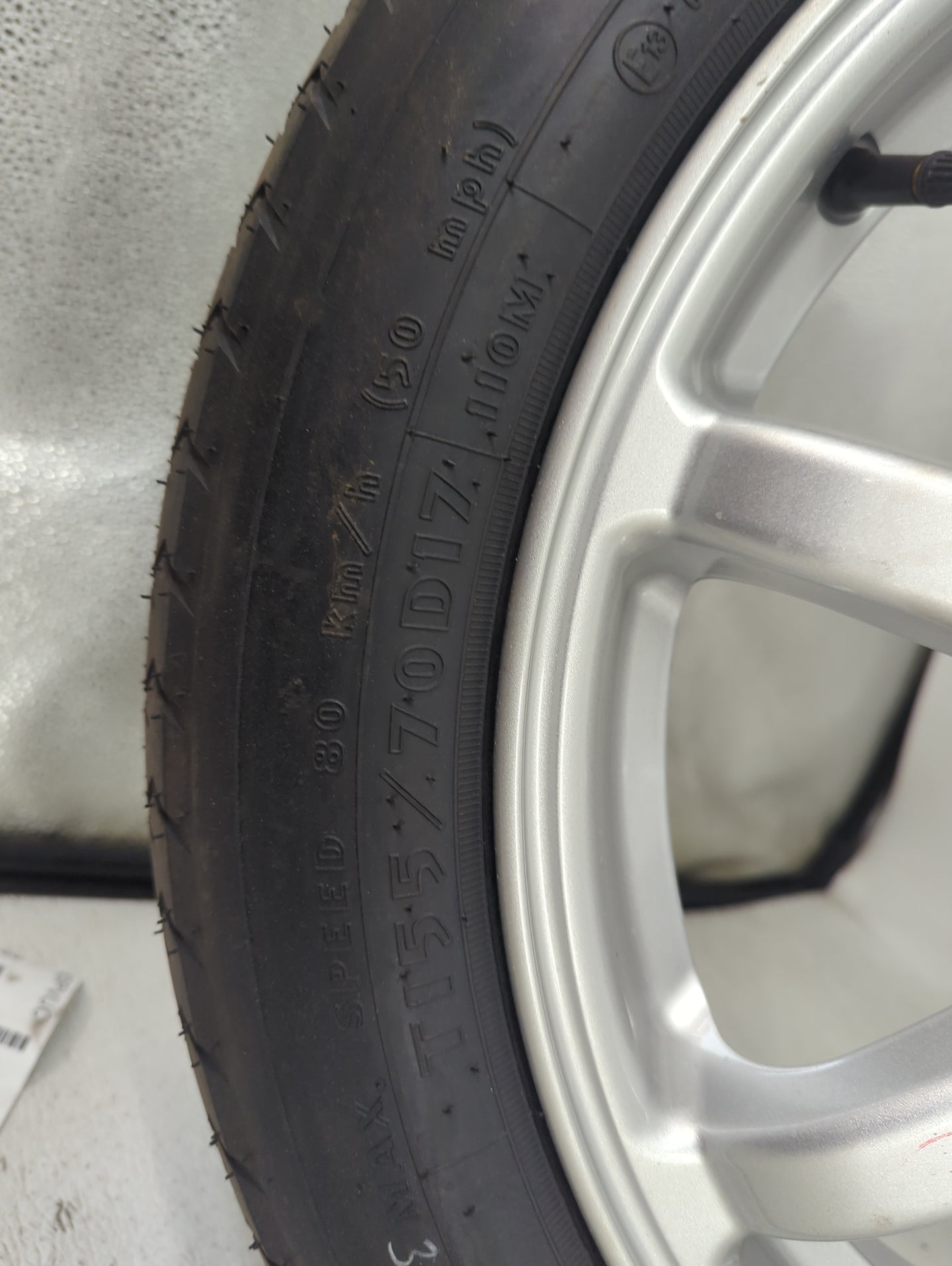 2015-2019 Subaru Legacy Spare Donut Tire Wheel Rim Oem 1462418 - Oemusedautoparts1.com