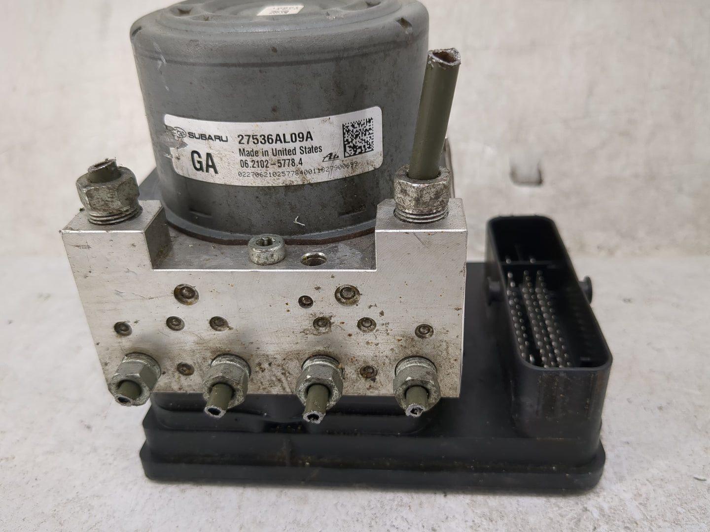 2019 Subaru Legacy ABS Pump Control Module Replacement P/N:27536AL09A 06.2102-5778.4 Fits OEM Used Auto Parts - Oemusedautop