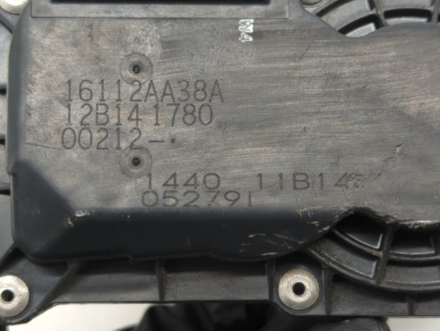 2013-2019 Subaru Legacy Throttle Body P/N:16112AA38A Fits Fits 2013 2014 2015 2016 2017 2018 2019 OEM Used Auto Parts - Oemu